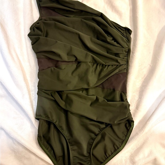 Miraclesuit Jena Swimsuit in Olive - Picture 2 of 8